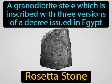 Rosetta Stone Simple Definition