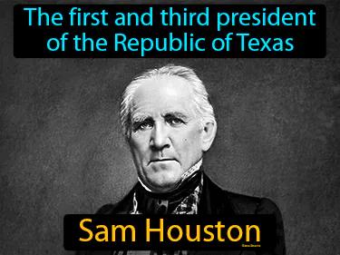 Sam Houston Simple Definition