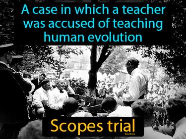 Scopes trial Simple Definition