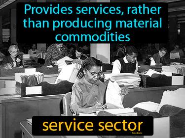 service sector Simple Definition