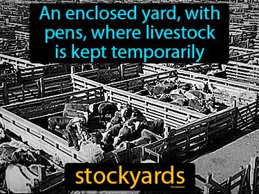 stockyards Simple Definition