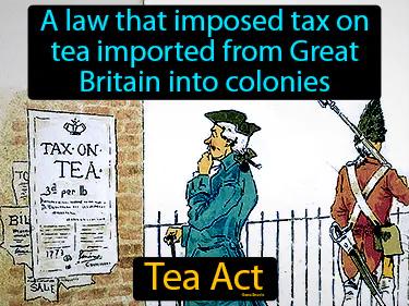 Tea Act Simple Definition