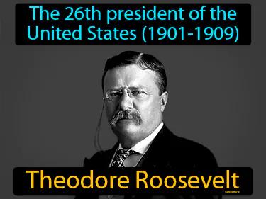 Theodore Roosevelt Simple Definition