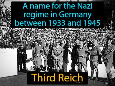 Third Reich Simple Definition