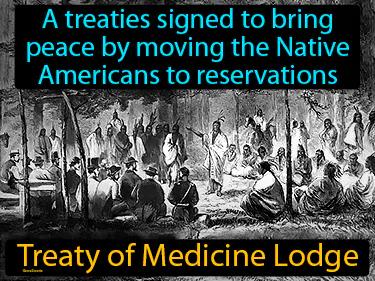 Treaty of Medicine Lodge Simple Definition