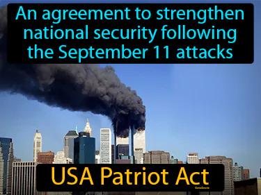 USA Patriot Act Simple Definition