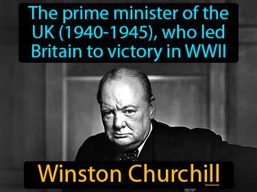 Winston Churchill Simple Definition