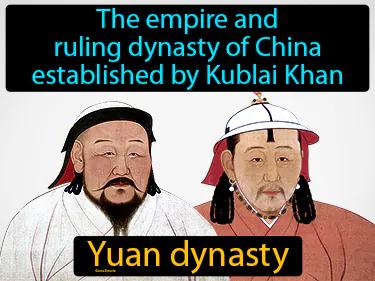 Yuan dynasty Simple Definition