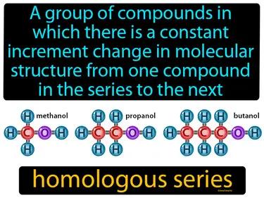 homologous series Simple Definition