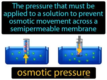 osmotic pressure Simple Definition