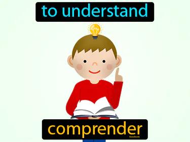 comprender Simple Definition