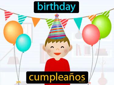 cumpleanos Simple Definition