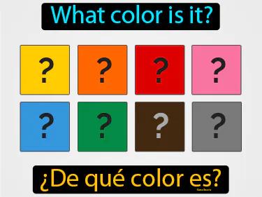 de que color es Simple Definition