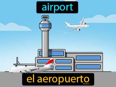 el aeropuerto Simple Definition