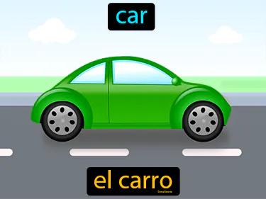 el carro Simple Definition