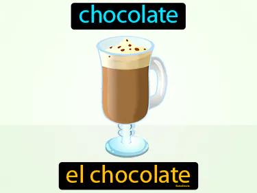 el chocolate Simple Definition