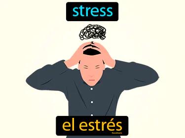 el estres Simple Definition