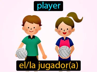 el jugador Simple Definition