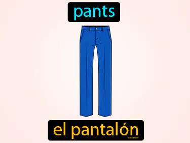 el pantalon Simple Definition