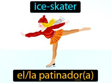 el patinador Simple Definition