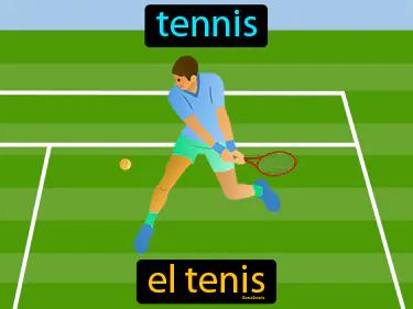 el tenis Simple Definition