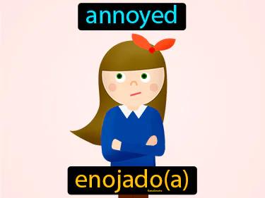 enojado Simple Definition