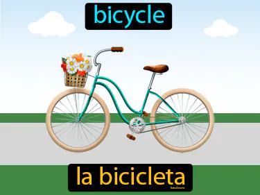 la bicicleta Simple Definition
