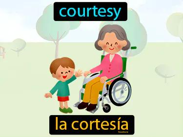 la cortesia Simple Definition