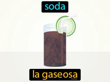 la gaseosa Simple Definition
