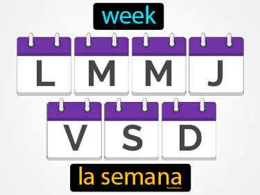 la semana Simple Definition
