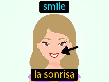la sonrisa Simple Definition