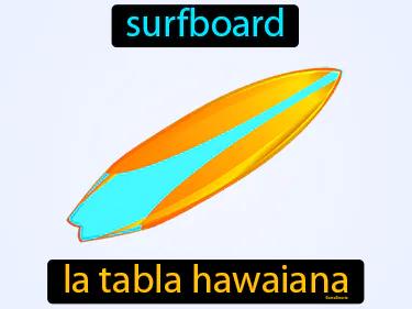 la tabla hawaiana Simple Definition