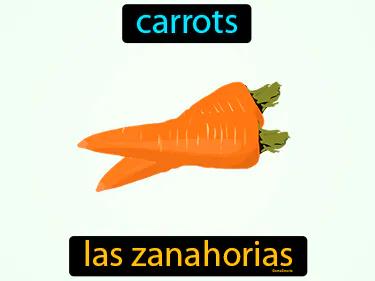 las zanahorias Simple Definition