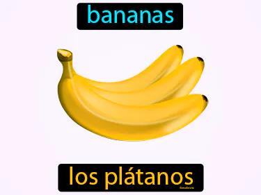 los platanos Simple Definition