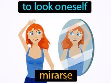 mirarse Simple Definition