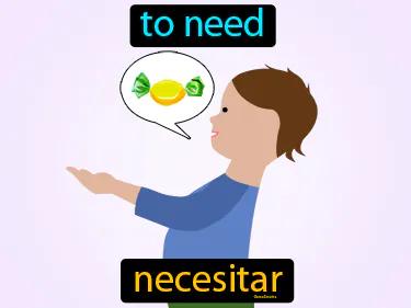 necesitar Simple Definition