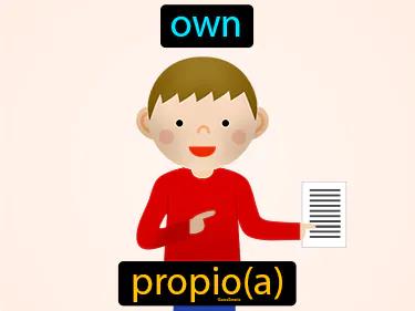 propio Simple Definition