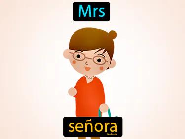 senora Simple Definition