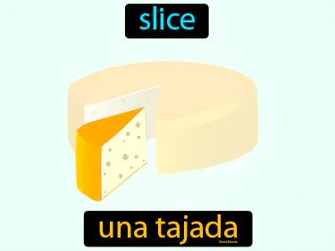 una tajada Simple Definition