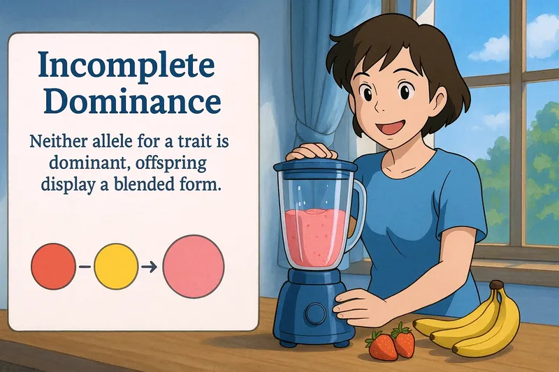 What is Incomplete Dominance? - Easy to Understand