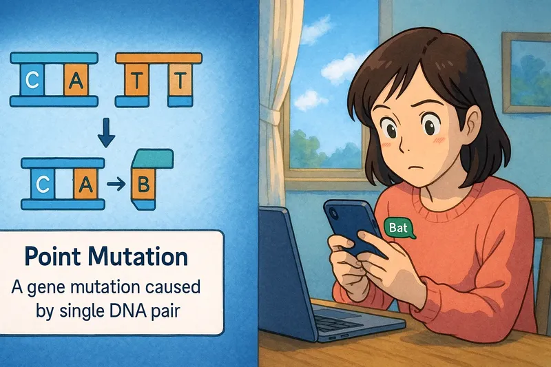 What is a Point Mutation? - Easy to Understand