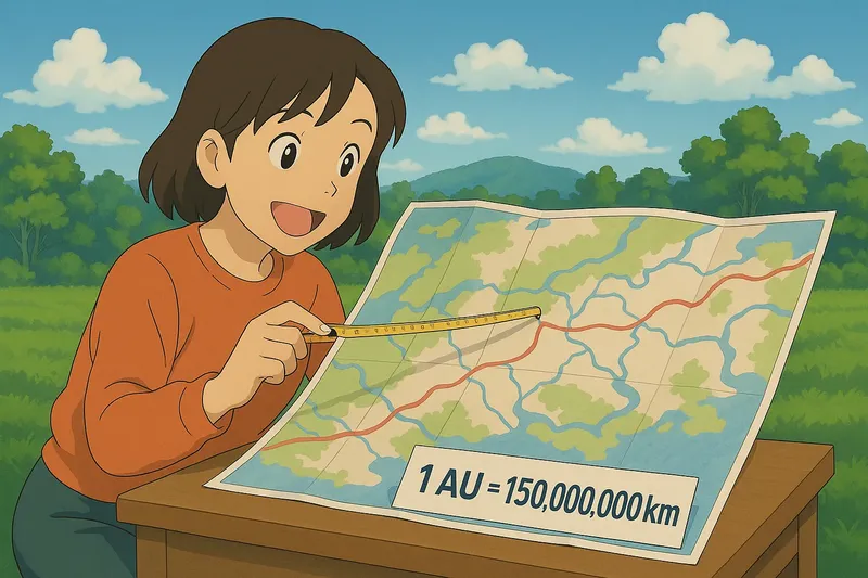Astronomical Unit - A Real World Example