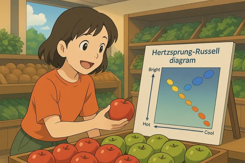 Hertzsprung Russell Diagram - A Real World Example