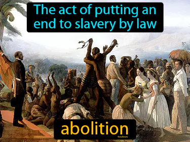 the act of putting an end to slavery by law