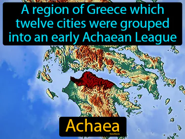 a region of Greece which twelve cities were grouped into an early Achaean League