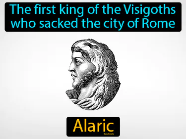 the first king of the Visigoths who sacked the city of Rome