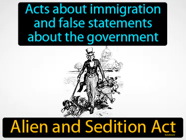 an acts about immigration and against false statements made about the government