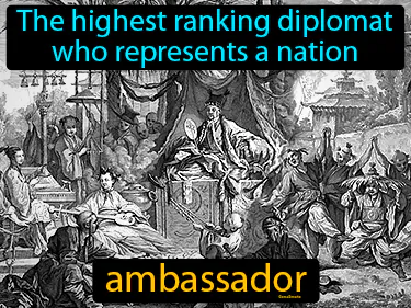 the highest ranking diplomat who represents a nation