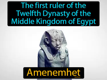the first ruler of the Twelfth Dynasty of the Middle Kingdom of Egypt