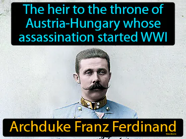 the heir to the throne of Austria-Hungary whose assassination started WWI